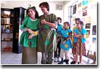 The show is going on. Cast: Sheidl - Tatyana Katseva, Toddy - Alexander Bagryantsev