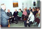 The audience at the meeting
