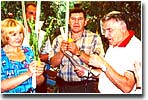 We are holding Lulav and Etrog