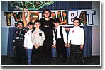 Irina Kozhanovskaya with the children from Family Club