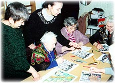 Art group in Day Center