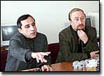 Igor Meltser and VadimBoreiko (newspaper "Vremya")